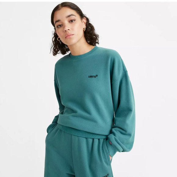 Levi's Tops - Levi’s. Red Tab Unisex Crewneck. Colonial Blue. Size M. Perfect Condition.